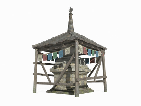 Xizang Plateau Totem 3D-Modell