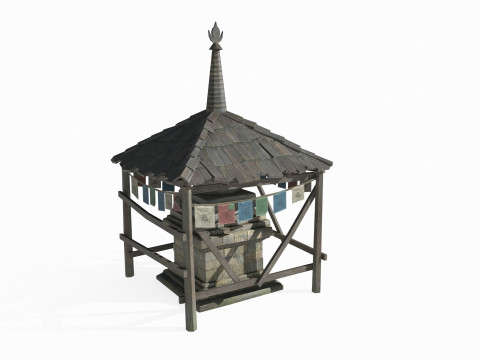 Xizang Plateau Totem 3D-Modell