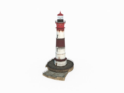 Modern architectural lighthouse 3D 모델