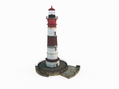 Modern architectural lighthouse 3D 모델