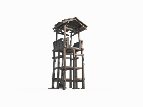 The ancient watchtower 3D Model