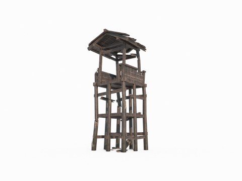 The ancient watchtower 3D Model