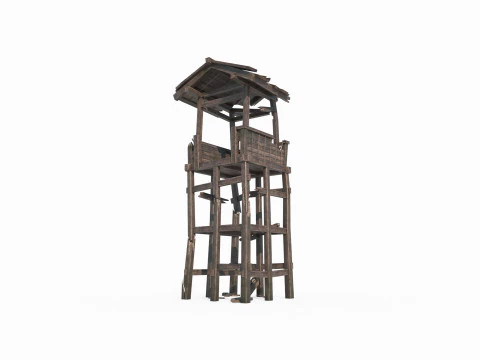 The ancient watchtower 3D Model