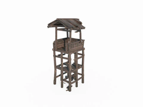 The ancient watchtower 3D Model