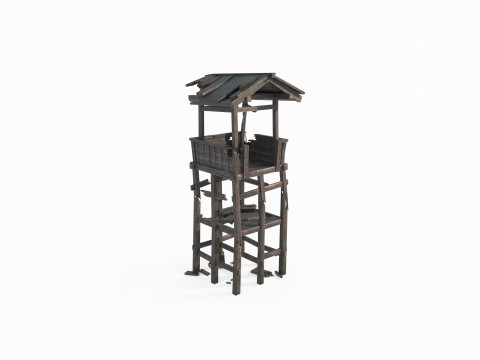 The ancient watchtower 3D Model