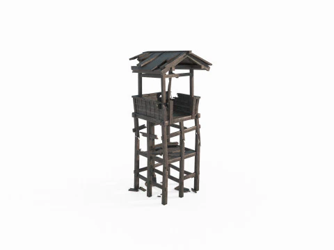 The ancient watchtower 3D Model