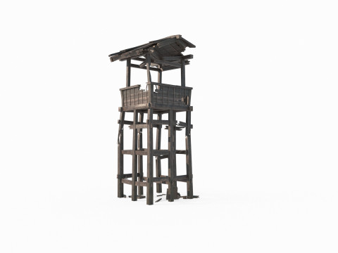 The ancient watchtower 3D Model