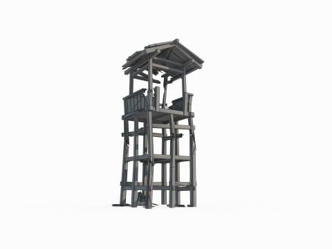 The ancient watchtower 3D Model