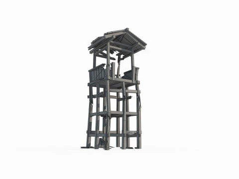 The ancient watchtower 3D Model