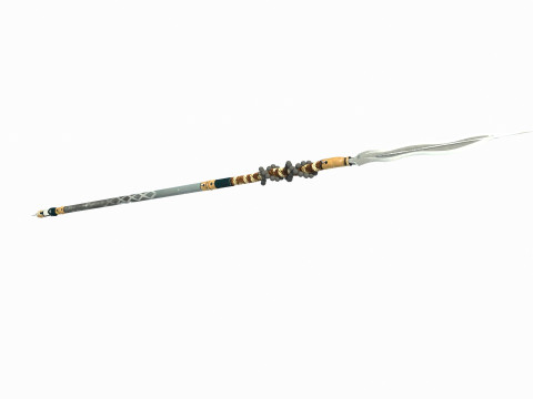 Ancient cold weapon long spear Modello 3D