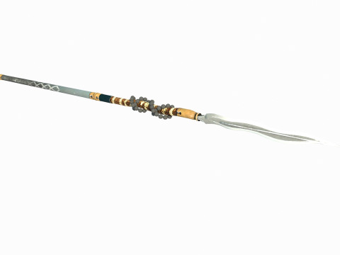 Ancient cold weapon long spear Modello 3D