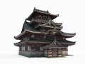 Large palaces and imperial cities in ancient Asian architecture 3D Модель