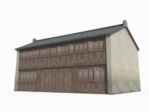 Ancient Asian City Architecture and Housing 3D 模型