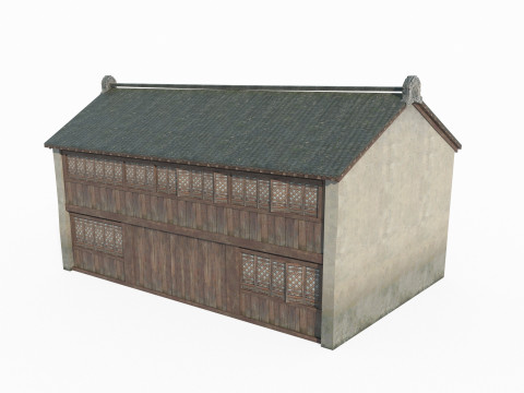 Ancient Asian City Architecture and Housing 3D 模型