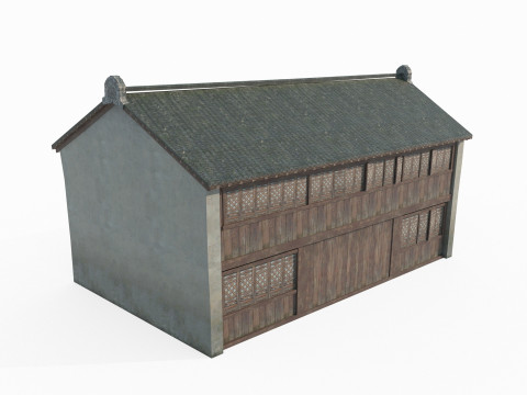 Ancient Asian City Architecture and Housing 3D 模型