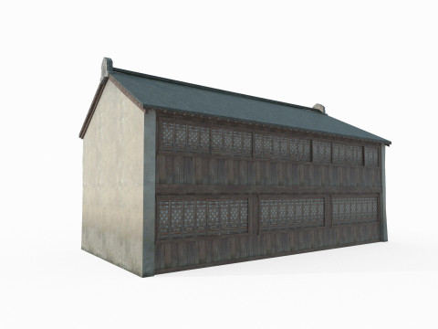 Ancient Asian City Architecture and Housing 3D 模型