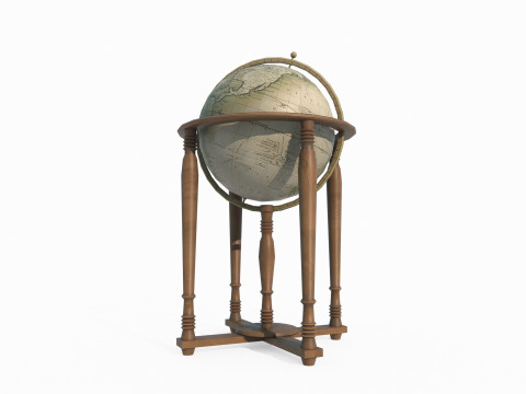 Ancient globe decoration Modelo 3D