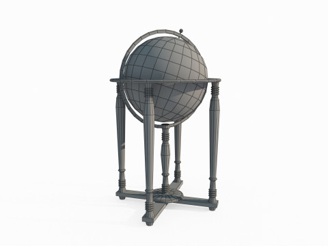 Ancient globe decoration Modelo 3D