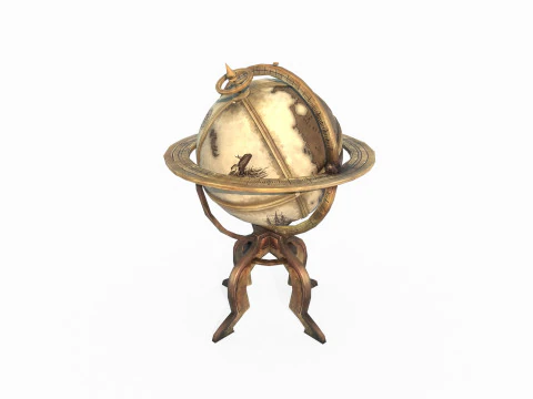 Antichi modelli di globo Modello 3D