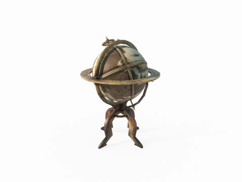 Antichi modelli di globo Modello 3D