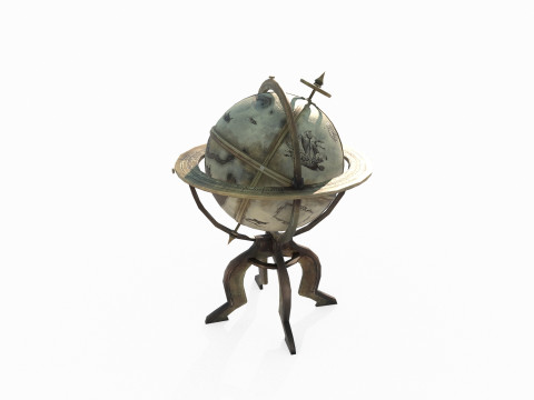 Ancient globe models 3D Model