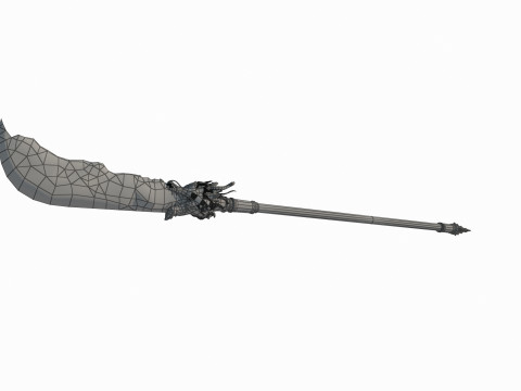 The ancient Asian weapon the broadsword 3Dモデル