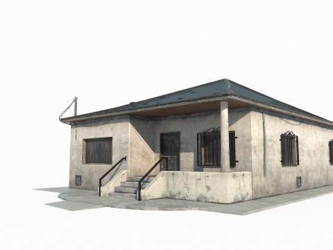 Modern architecture small houses 3D Model