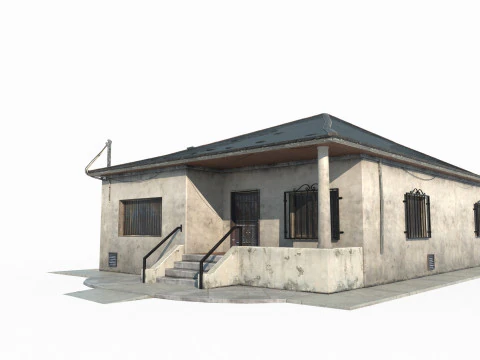 Modern architecture small houses 3D Model