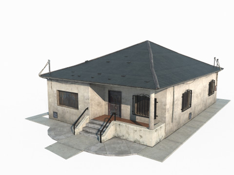 Modern architecture small houses 3D Model