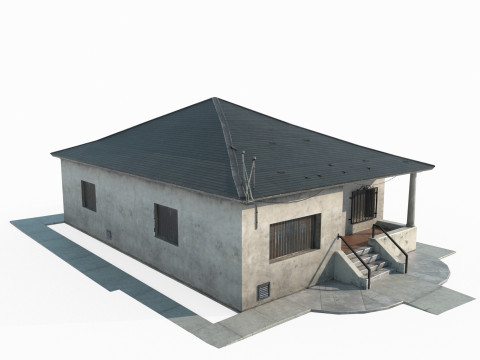 Modern architecture small houses 3D Model