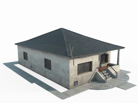 Modern architecture small houses 3D Model