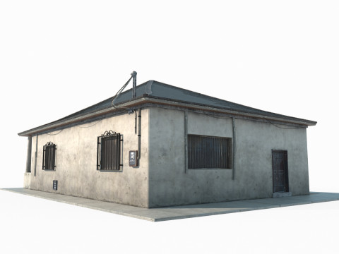 Modern architecture small houses 3D Model