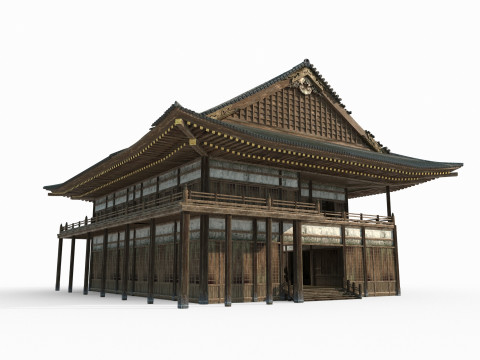 Ancient Buddhist Temples in Asia Modelo 3D