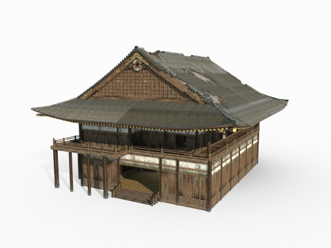 Ancient Buddhist Temples in Asia 3D 模型