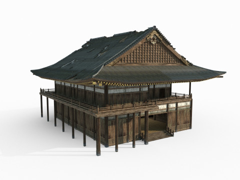 Ancient Buddhist Temples in Asia 3D 模型