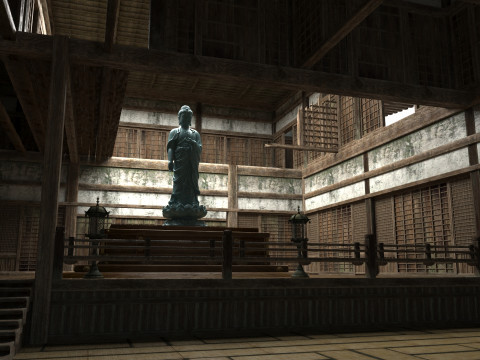 Ancient Buddhist Temples in Asia 3D 模型