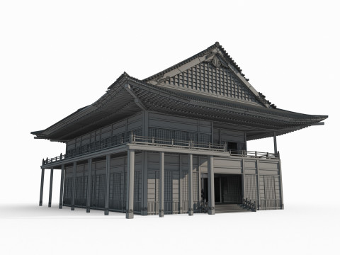Ancient Buddhist Temples in Asia 3D 模型