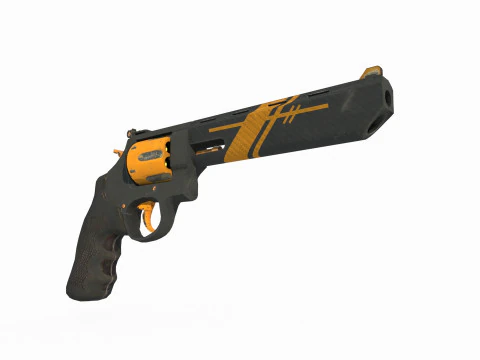 Modern weapon heavy revolver 3D Model