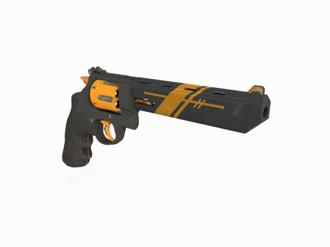 Modern weapon heavy revolver 3D Модель