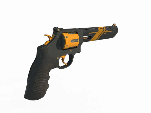 Modern weapon heavy revolver 3D Model