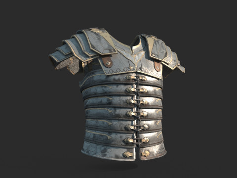 Ancient lightweight armor 3D 模型