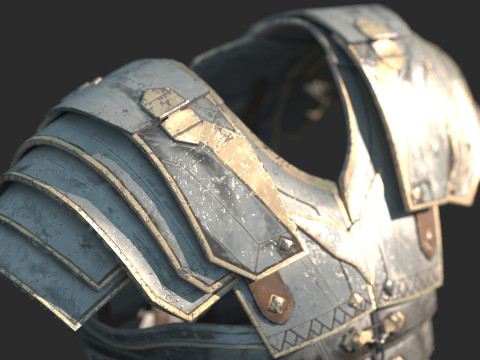 Ancient lightweight armor 3D 模型