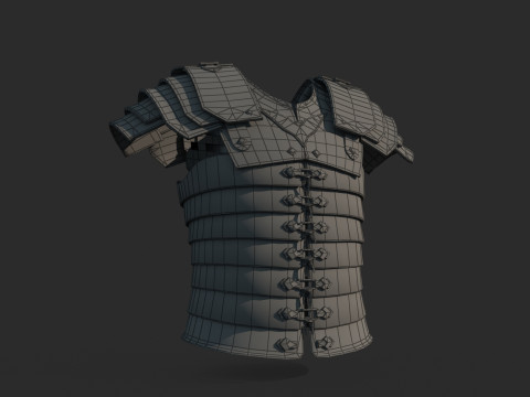Ancient lightweight armor 3D 模型