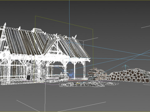 Medieval architecture blacksmith shop Modelo 3D