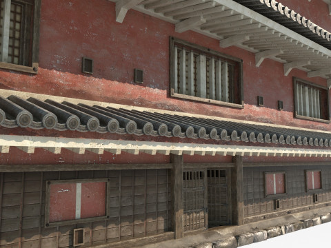 Complessi del Grand Palace delle antiche meraviglie architettoniche asiatiche Modello 3D