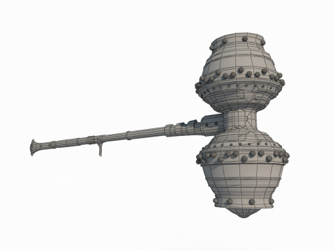 Martelo de Arma Fria Mítico Antigo Modelo 3D