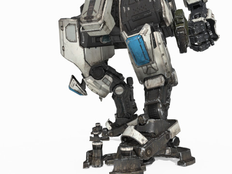 Geleceğin bilim kurgu destekli savaş robotları 3D Model