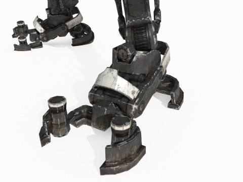 Geleceğin bilim kurgu destekli savaş robotları 3D Model