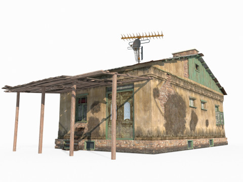 Arquitectura moderna en América del Sur Modelo 3D