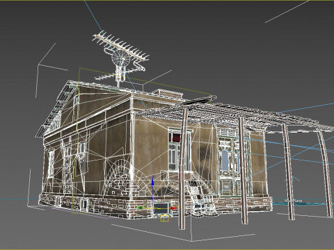 Arquitectura moderna en América del Sur Modelo 3D
